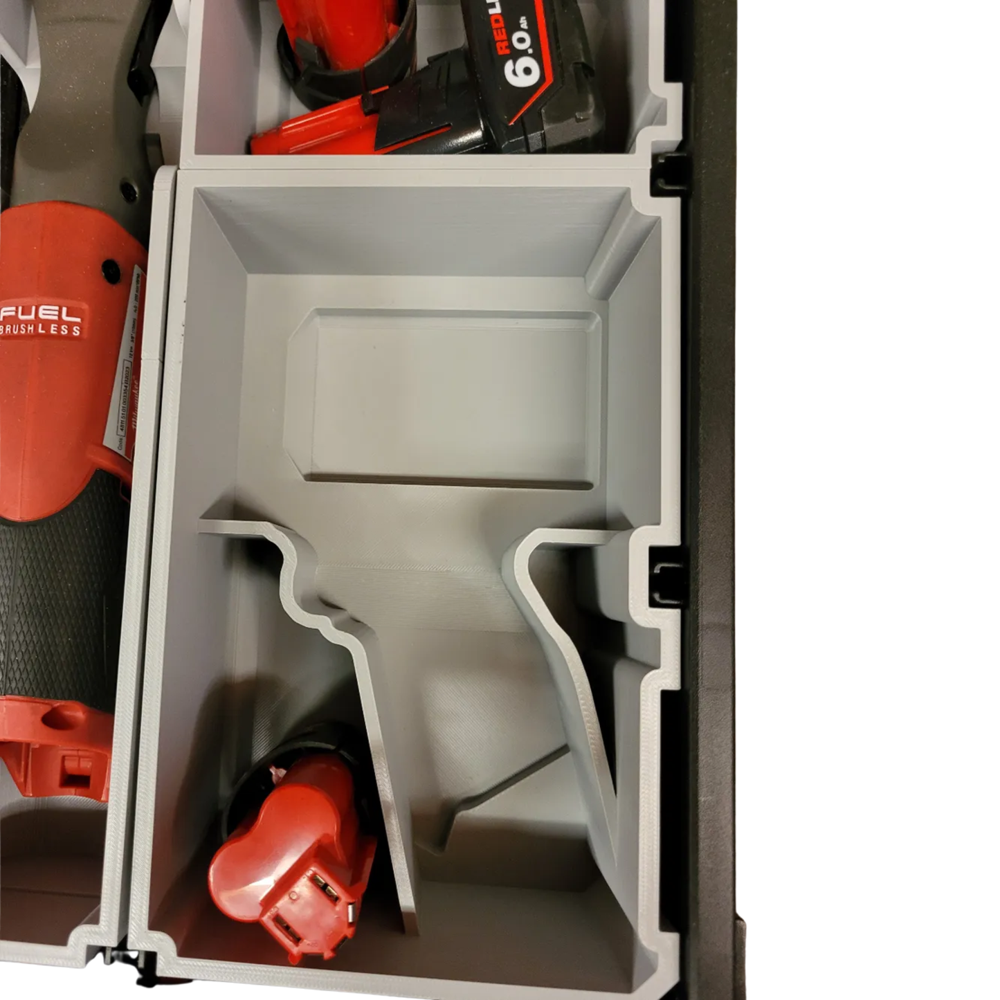 m12 compact 3/8 muttertrekker innlegg til Milwaukee PACKOUT™ Skuff