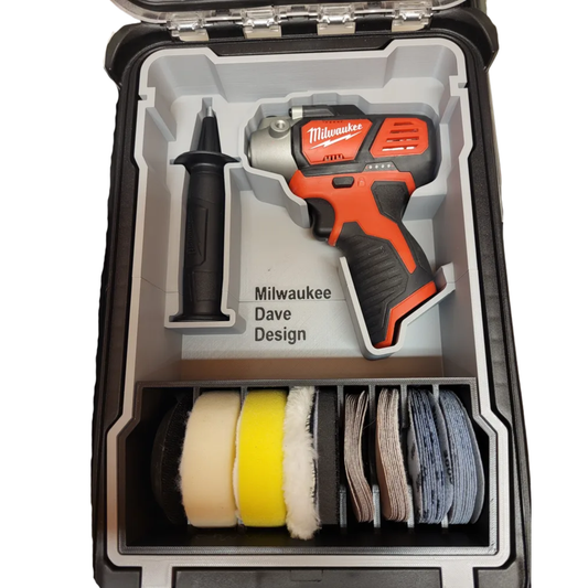 M12 polering/slipemaskin innlegg for PACKOUT™ sortimentboks