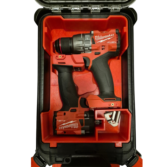 M18 Drill og 1/2 muttertrekker komboinnlegg for PACKOUT™ sortimentboks