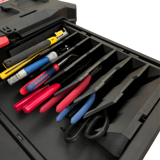 7-delt vinklet innlegg til Milwaukee PACKOUT™ Skuff