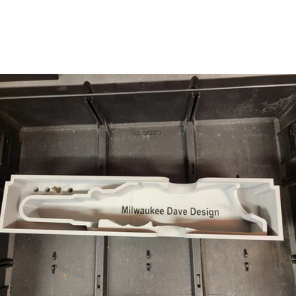 m12 loddebolt innlegg til Milwaukee PACKOUT™ Skuff