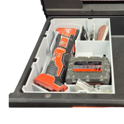 m18 børstet multitool XL innlegg til Milwaukee PACKOUT™ Skuff