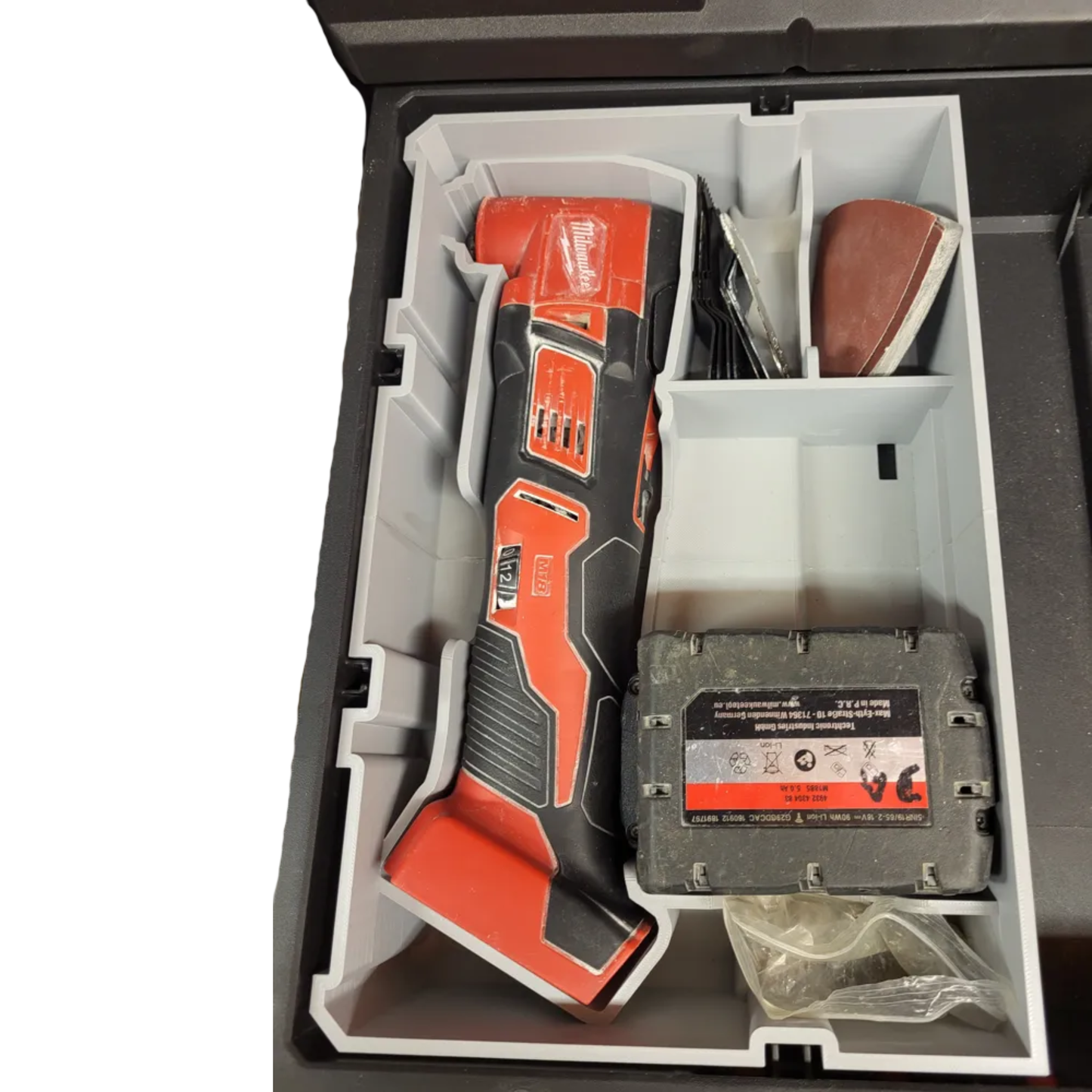 m18 børstet multitool XL innlegg til Milwaukee PACKOUT™ Skuff