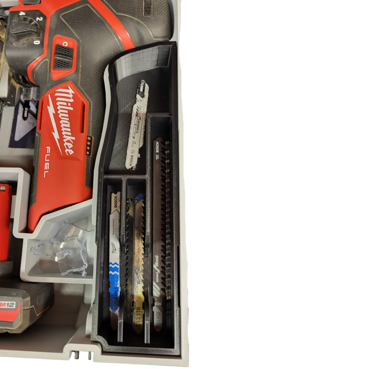 m12 stikksag innlegg til Milwaukee PACKOUT™ Skuff