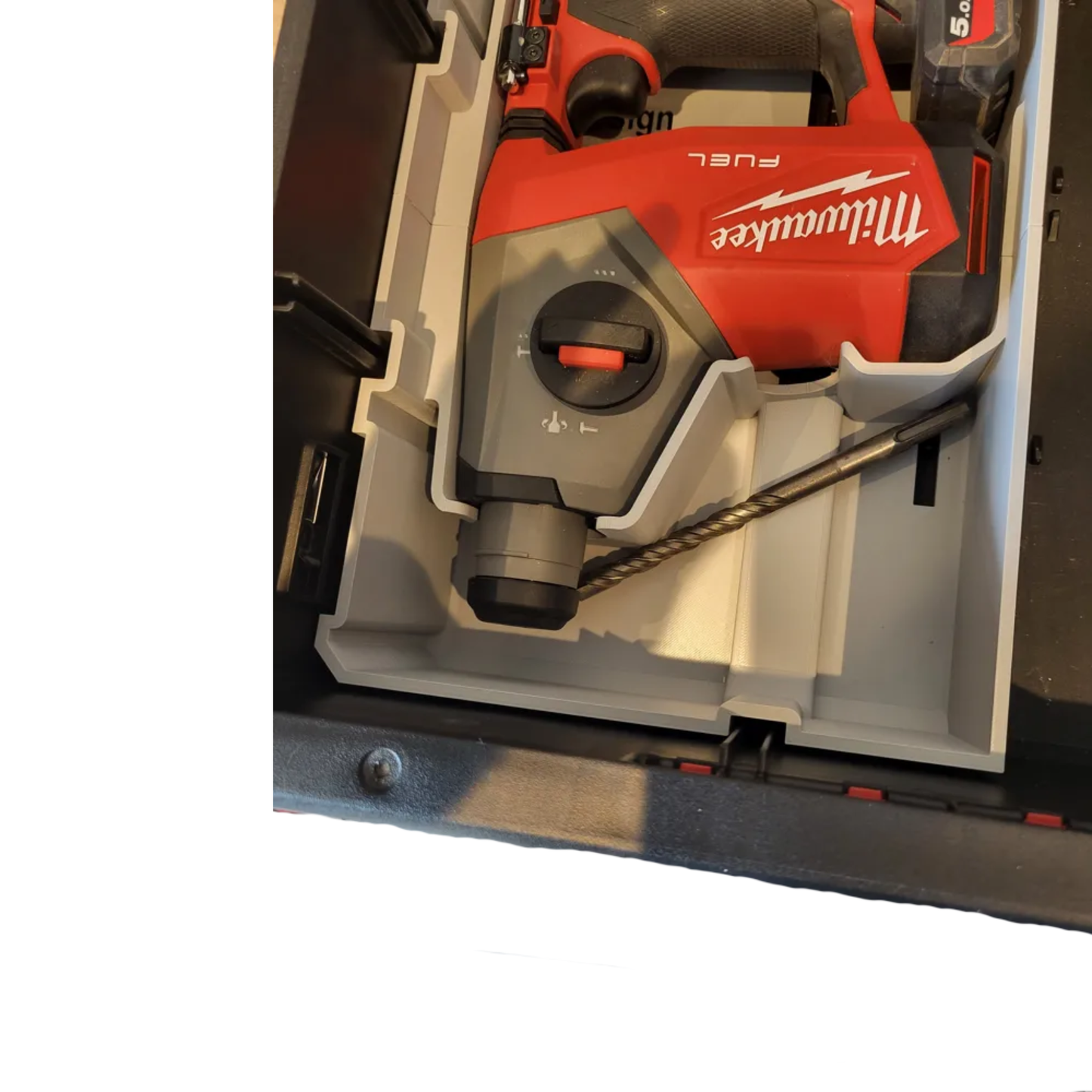 m12 borhammer innlegg til Milwaukee PACKOUT™ Skuff